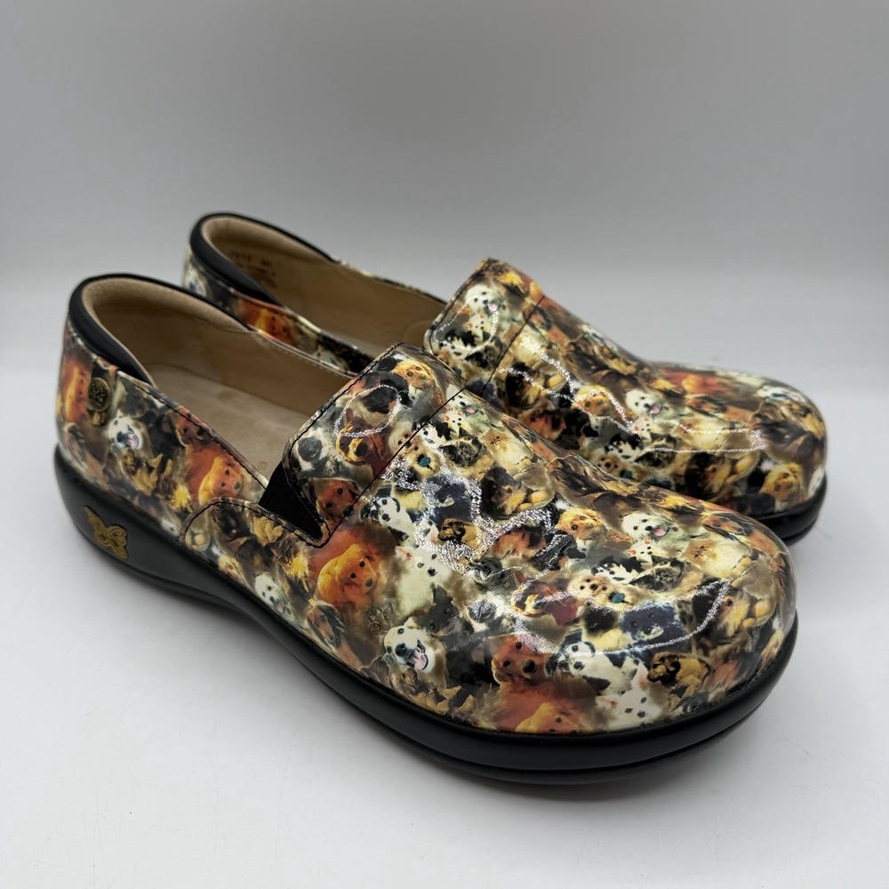 Alegria Keli Paws Up Dogs Cats Clogs‎ Womens EU 40 US 10 Slip On Shoes KEL-7512